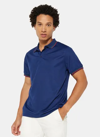 Essential Collared Pique Polo