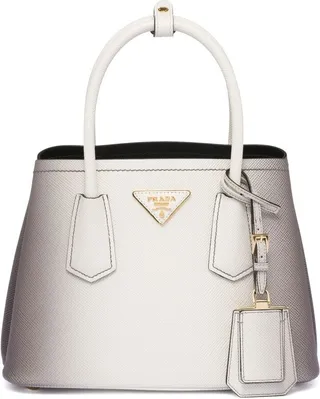Double Saffiano leather mini bag
