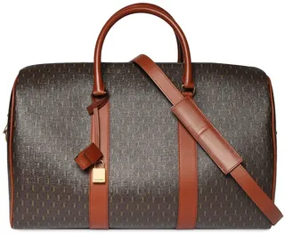48H Logo coated canvas duffle bag