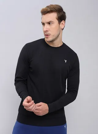 4-Way Stretch Round Neck Sweatshirt