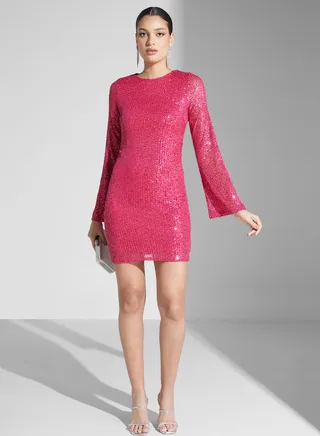 Sequin Detail Dress