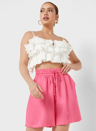 Flywheel Strap Detail Crop Top