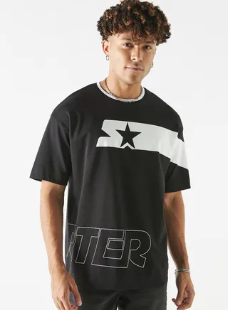 Logo Print Crew Neck T-Shirt