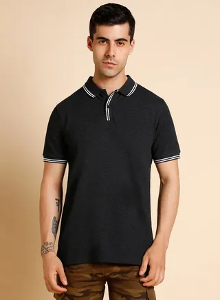 Tipping Contrast Detail Regular Polo