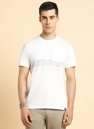 Colorblock Pocket Detail T-Shirt