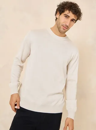 Relax Fit Crew Neck Jumper