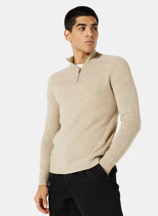 Edward Knit Half Zip Sweater