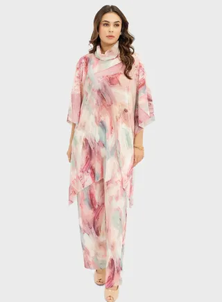 Floral Print Suit & Pants Sets
