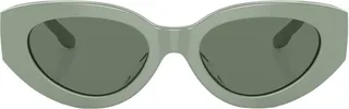 Oval-Frame Sunglasses