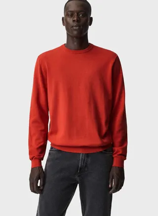 Knitted Crew Neck Sweater