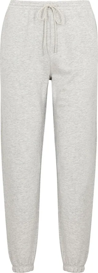 Vince Grey Mélange Cotton Sweatpants