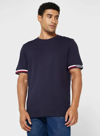 Tipping Crew Neck T-Shirt