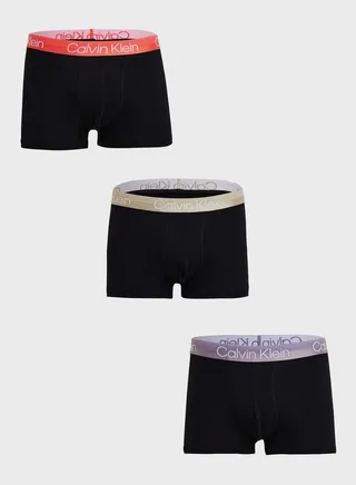 3 Pack Logo Band Trunks