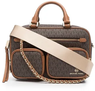 Monogram-Print Tote Bag