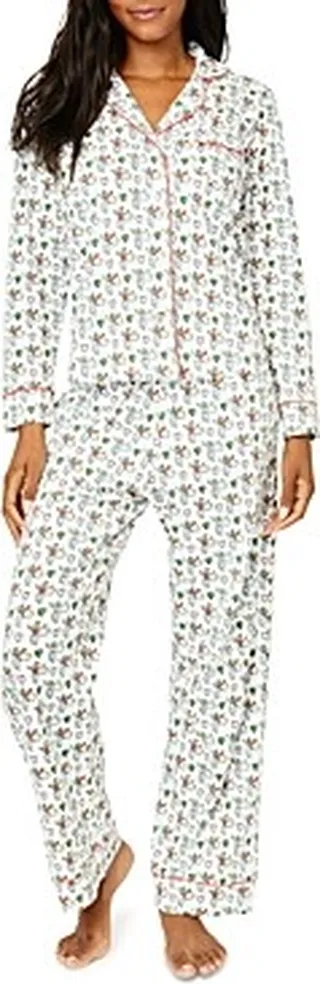 Roller Rabbit Merry Monkey Long Sleeve Pajama Set