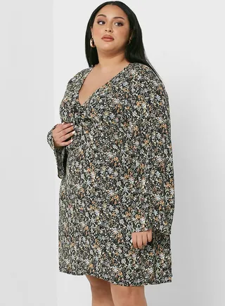 Curve Violet Long Sleeve Mini