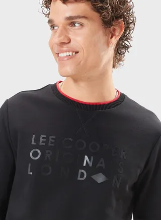 Slogan Crew Neck Sweatshirt