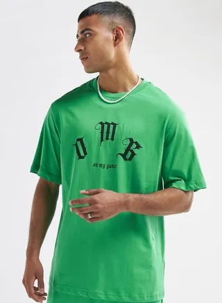 Slogan Crew Neck T-Shirt