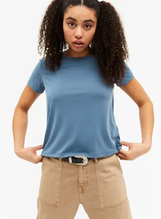 Crew Neck Knitted Top