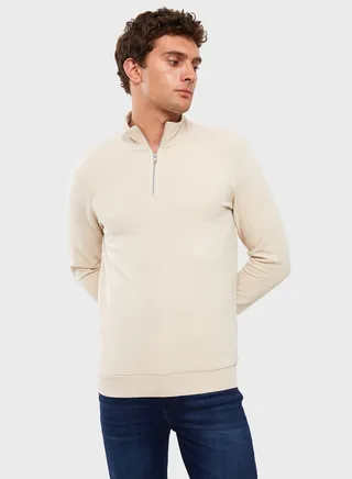 Essential Half Zipper Sweatshirt