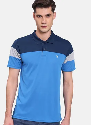 Colorblock Slim Fit Active Polo