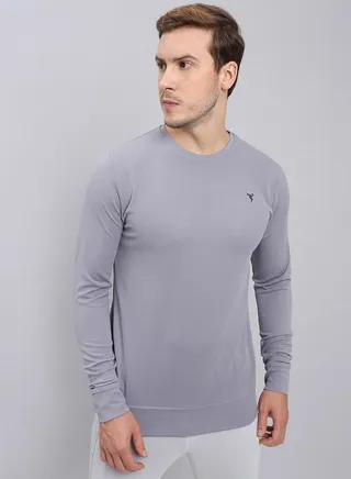 4-Way Stretch Round Neck Sweatshirt