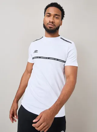 Logo Taping Detail Crew Neck T-Shirt