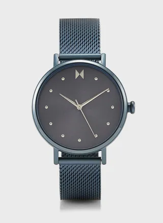 Ionic Plated Blue Steel Analog Watch