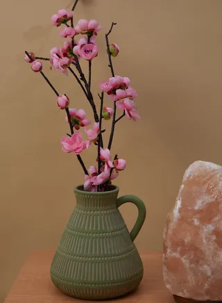 Stripe Dot Vase