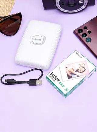 Instax Mini Link2 Clay White Smart Phone Printer