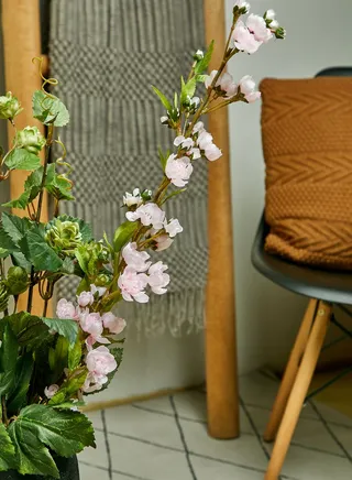 Fiori Faux Cherry Blossom Spray Single Stem