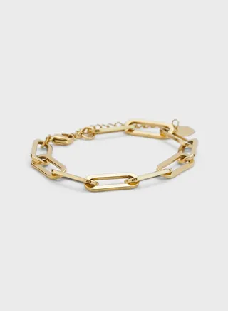 EVA PAPERCLIP CHAIN BRACELET