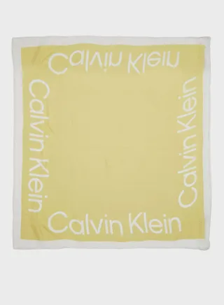Logo Detailed Scarf