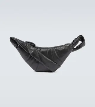 Croissant Small leather shoulder bag