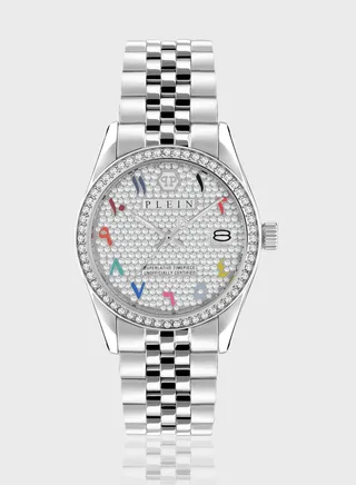 Steel Strap Analog Watch