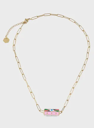 THEIA EYE CAPSULE PENDANT NECKLACE