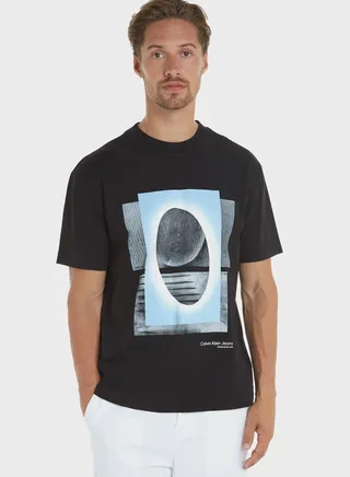 Graphic Crew Neck T-Shirt