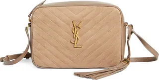 Lou Matelassé Suede Camera Bag