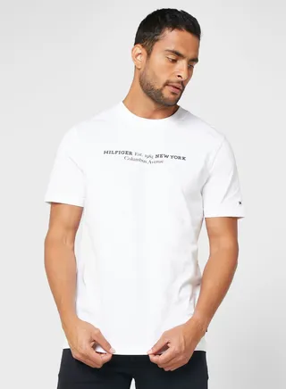 Slogan Crew Neck T-Shirt