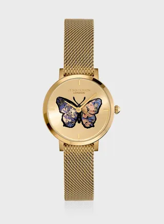 Steel Strap Analog Watch