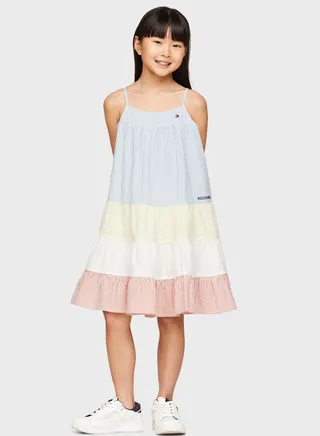 Youth Color Block Dress