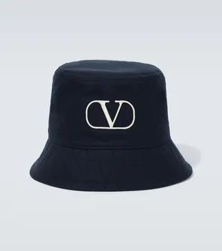 VLogo Signature cotton canvas bucket hat