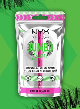 Jumbo Lash! Longwear False Lash System Fringe Glam Kit