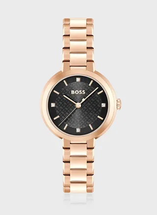 Steel Strap Analog Watch