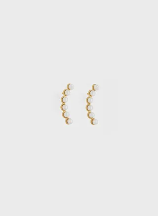 ALANA PEARL CRESCENT EARRINGS