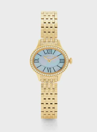 Nemi Analog Steel Strap Watch