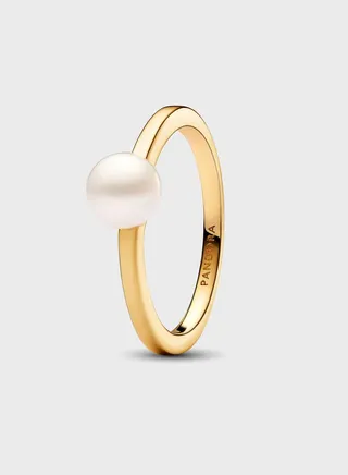 Treated Freshwater Cultured Pearl Ring