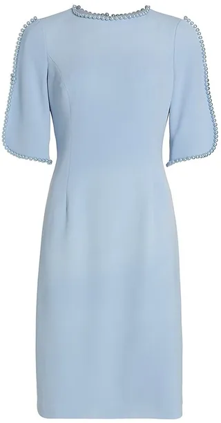 Faux Pearl Sheath Dress
