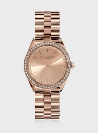 Steel Strap Analog Watch