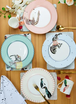 4 Pcs Dinner Plates Set